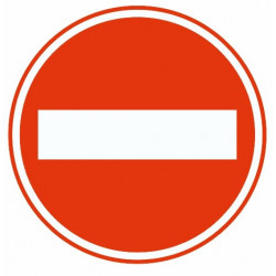 Sticker interdit de stationner