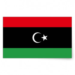 Sticker drapeau Libye / Libyen