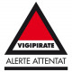 Sticker vigipirate alerte attentat