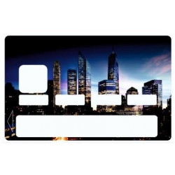 Sticker carte bancaire Manhattan