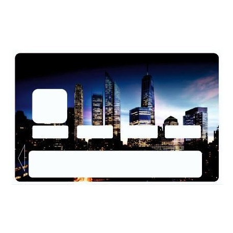 Sticker carte bancaire Manhattan