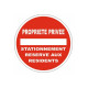 Sticker propriété privé - stationnement résidents