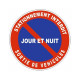 Sticker stationnement interdit sortie de véhicules