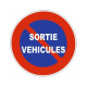 Sticker sortie de véhicules
