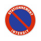 Sticker stationnement interdit