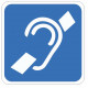 Sticker Accessibilité handicapé SOURD