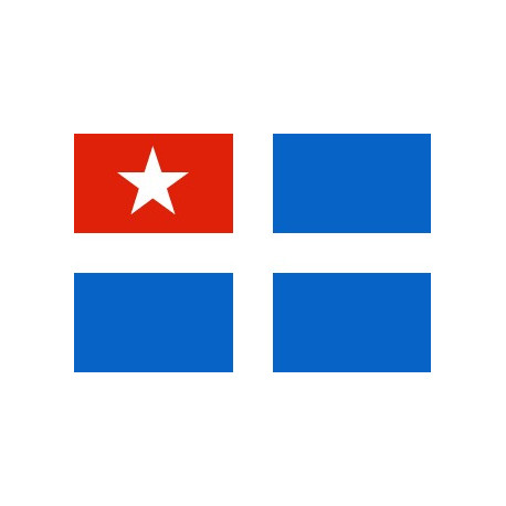 Sticker drapeau Crête