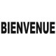 A- Sticker lettrage BIENVENUE