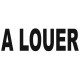 Sticker lettrage A LOUER