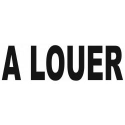 Sticker lettrage A LOUER
