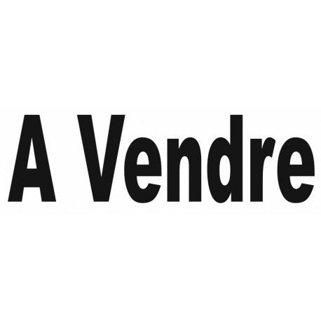 Sticker lettrage A VENDRE (en minuscule)