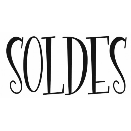 Sticker lettrage SOLDES