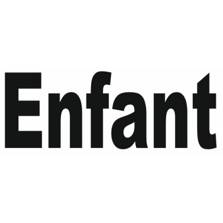Sticker lettrage ENFANT