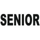 Sticker lettrage SENIOR