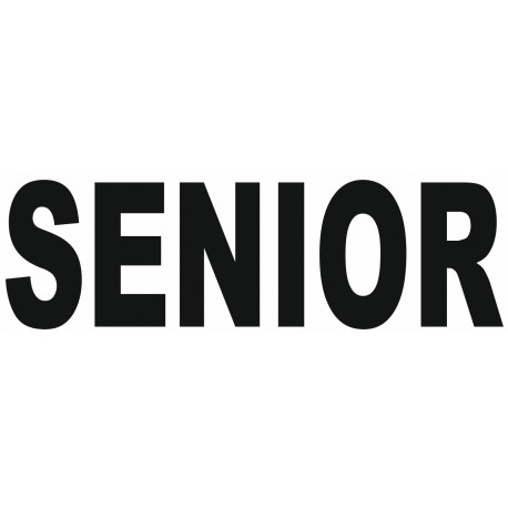 Sticker lettrage SENIOR