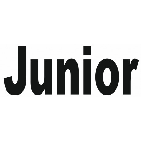 Sticker lettrage Junior (en minuscule)