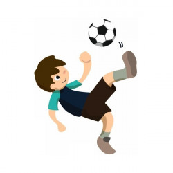 Sticker Foot Bicyclette 