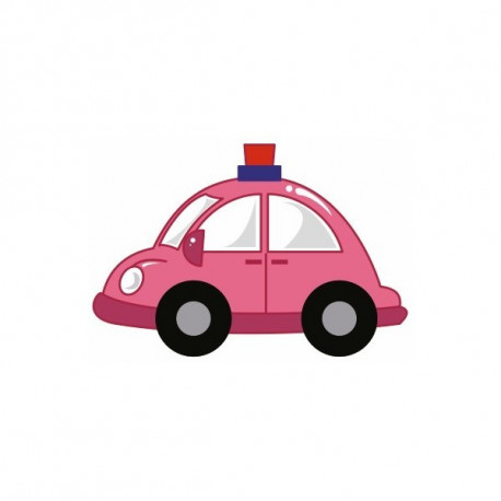 Sticker Voiture rose