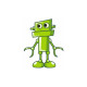 Sticker Robot enfant rouge