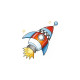 Sticker espace Astronaute