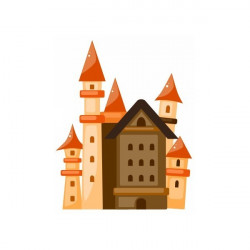 Sticker Chateau fort Orange