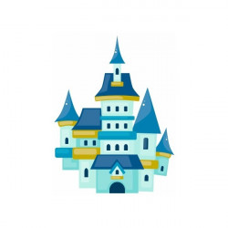 Sticker Chateau fort du paradis