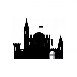 Sticker Chateau avec donjon