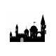 Sticker Chateau fort avec donjon