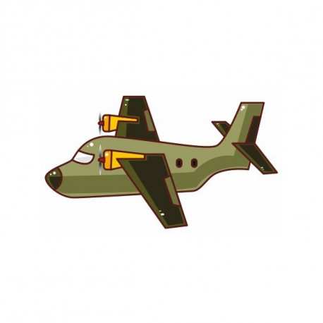 Sticker Avion long courrier