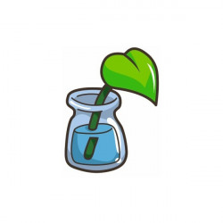 Sticker Jardinier brouette