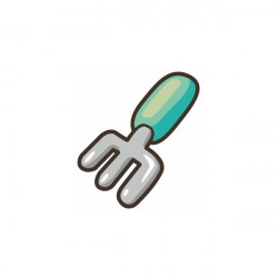 Sticker Jardinier petite plante