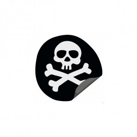 Sticker Pirate perroquet cage