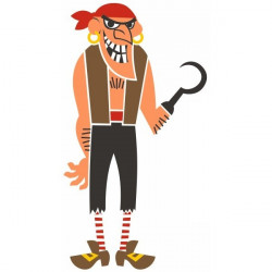 Sticker Pirate gros