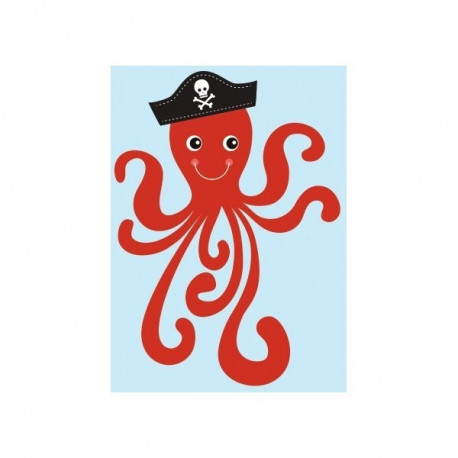 Sticker Pirate avec sabre