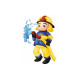 Sticker Pompier casque