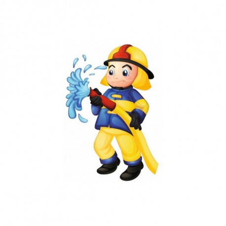 Sticker Pompier casque