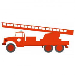 Sticker Pompier Camion