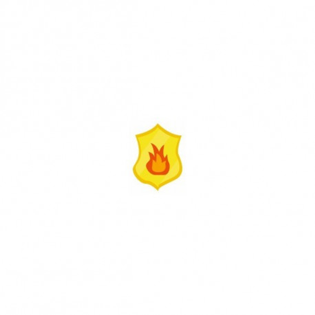 Sticker Pompier Bouche eau