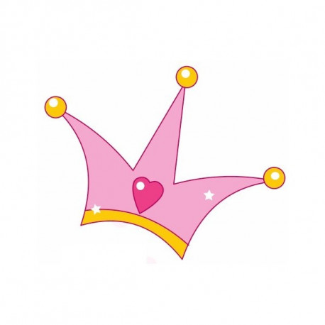 Sticker Princesse collier coeur