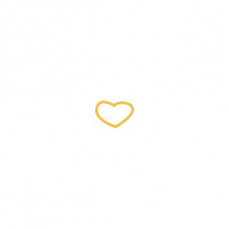 Sticker Princesse coeur jaune