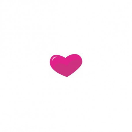Sticker Princesse coeur jaune contour