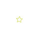 Sticker Princesse Etoile jaune