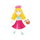 Sticker princesse Cerise