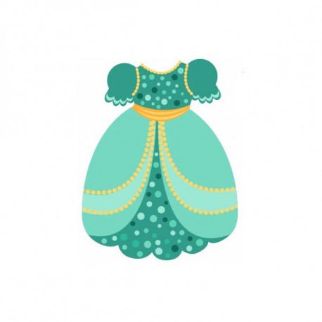 Sticker princesse Orange