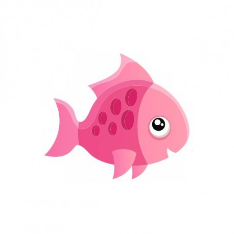 Sticker poisson rose