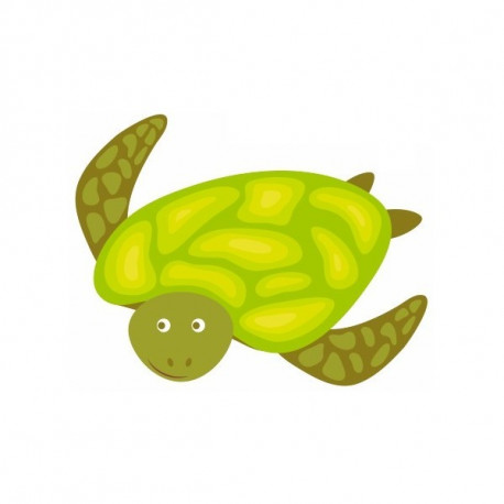 Sticker tortue de mer