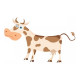 Sticker Animaux vache