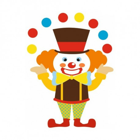 Sticker Cirque clown