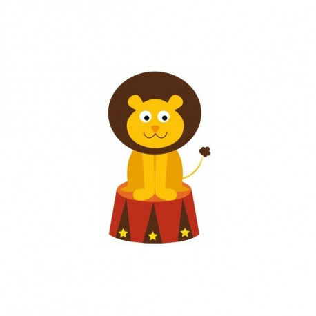 Sticker Cirque Lion totem