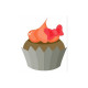 Sticker Cup cake Noeud rouge
